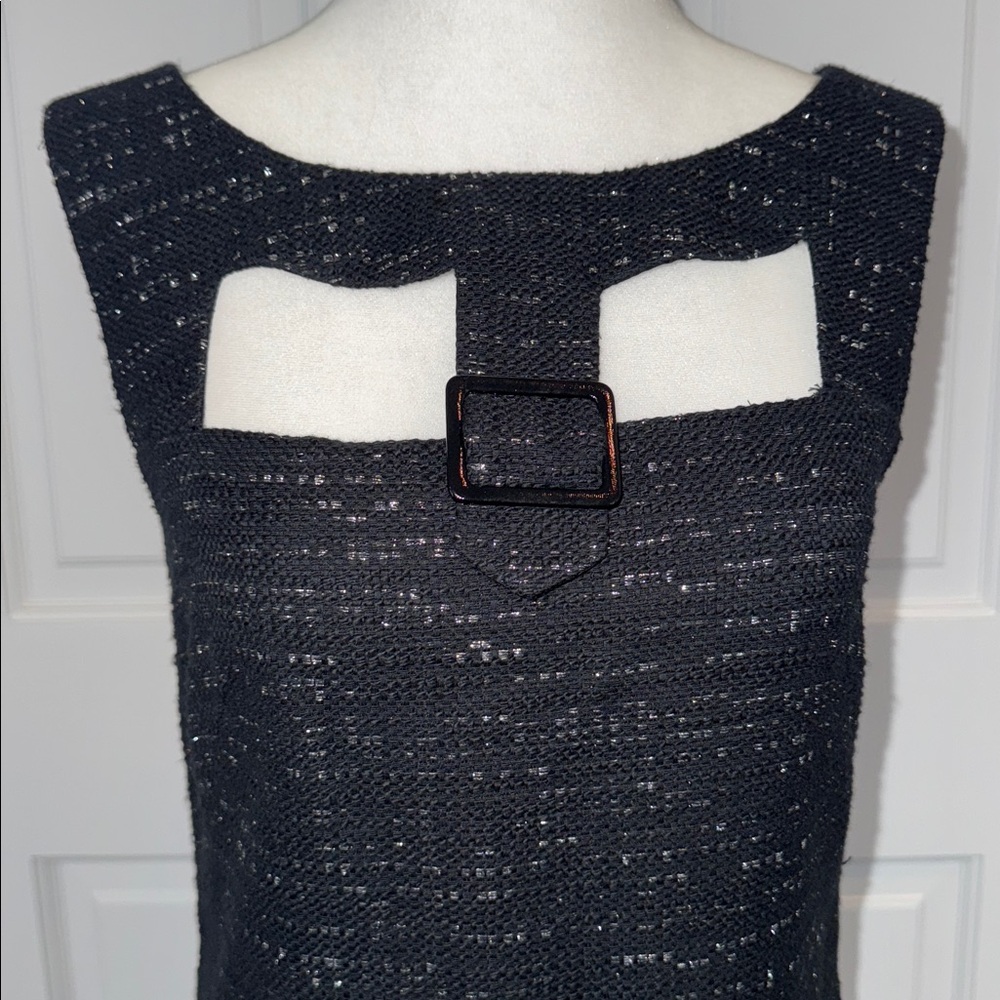 Trina Turk Black Tweed Dress